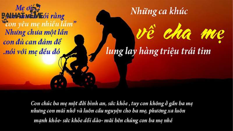 những bài hát hay về mẹ